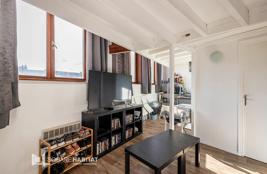 LILLE SAINT-MICHEL-WAZEMMES : TI BIS AVEC CAVE ET PLACE DE PARKING PRIVATIVE