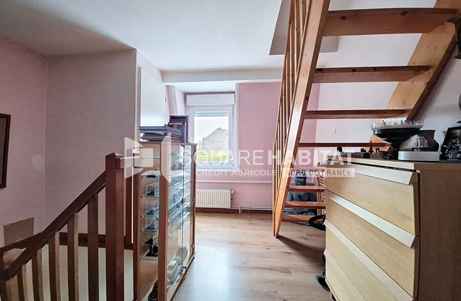 Maison avec jardin 3 chambres, garage 2 voitures + 2 places de parking privatives