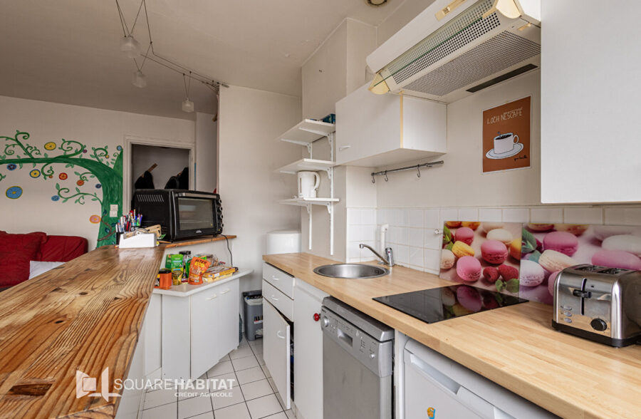 LILLE-LOMME Mitterie : Appartement T2 de 39,76m2 à 2 mn du métro Mitterie