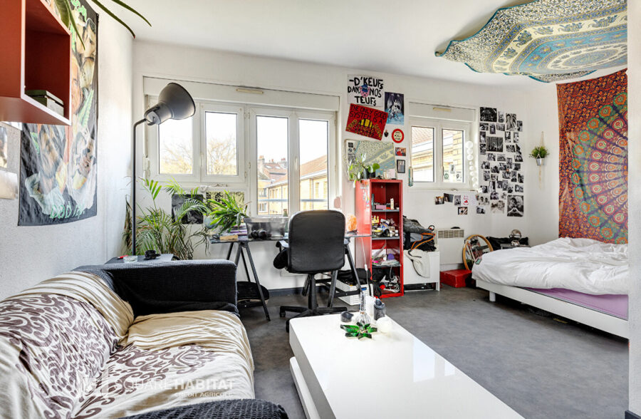 Studio lumineux de 28 m² – Lille Moulins fac de droit