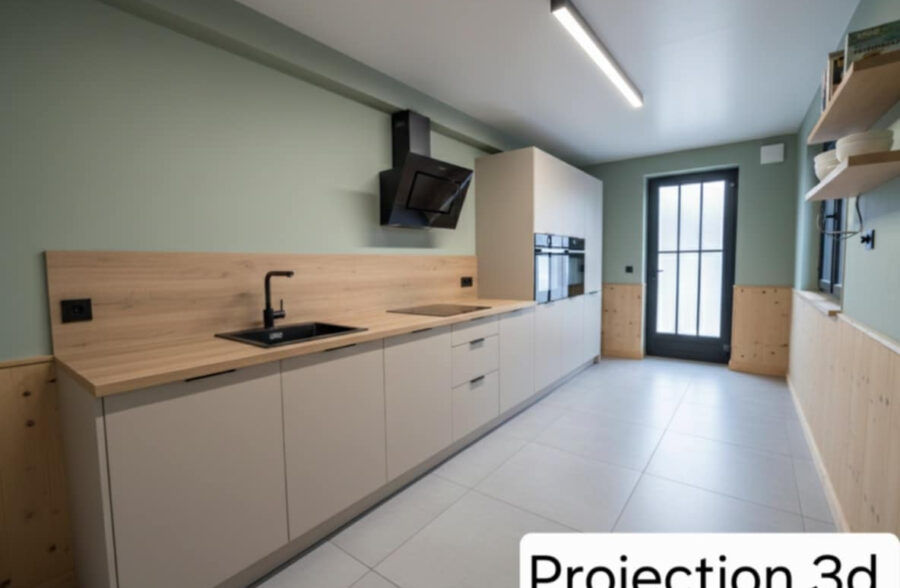 Maison semi individuelle ,jardin , garage !