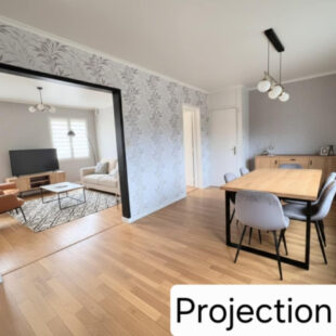 Maison semi individuelle ,jardin , garage !