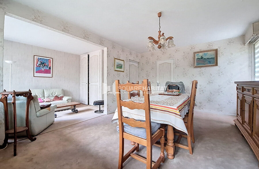 4 chambres, pour cet appartement de 91m² au calme, à rafraîchir