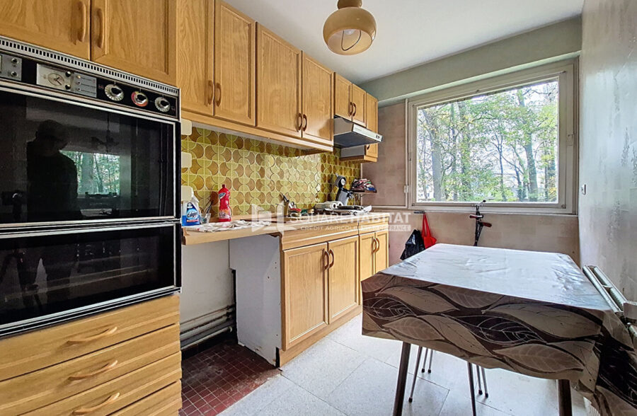 4 chambres, pour cet appartement de 91m² au calme, à rafraîchir