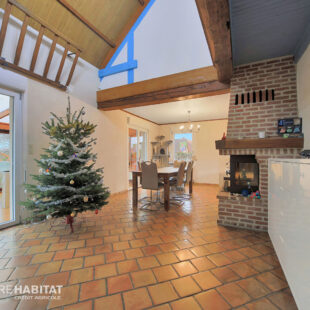 Maison individuelle 134m², 5 chambres, sous-sol complet et jardin