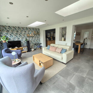 Maison Haubourdin 140 m² hab, 4 chambres, bureau, 2 sdbs, jardin, garage