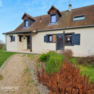 Maison individuelle 134m², 5 chambres, sous-sol complet et jardin