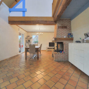 Maison individuelle 134m², 5 chambres, sous-sol complet et jardin