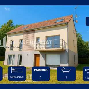 Appartement avec Mezzanine Meublée à Cucq