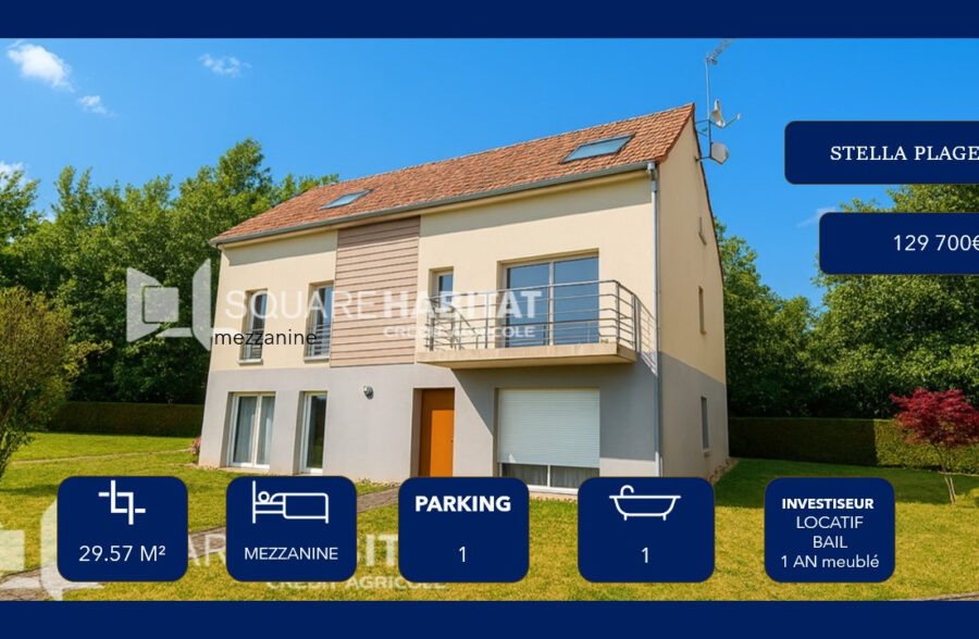 Appartement avec Mezzanine Meublée à Cucq