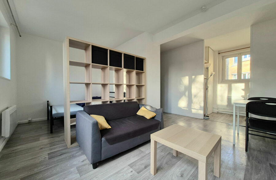 LILLE MOULINS/FAC DE DROIT : STUDIO LUMINEUX DE 28M² AVEC CAVE PRIVATIVE