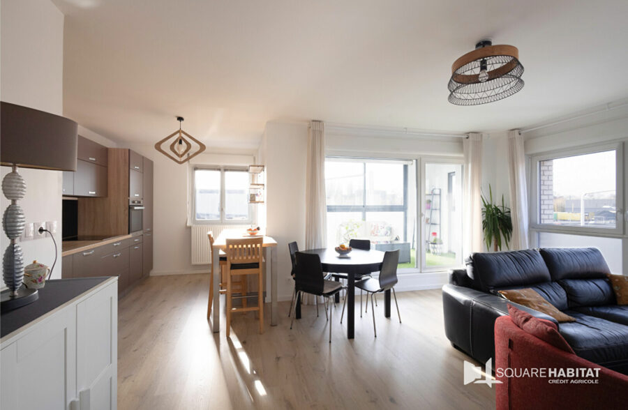 Appartement La Madeleine T3 avec extérieur et parking