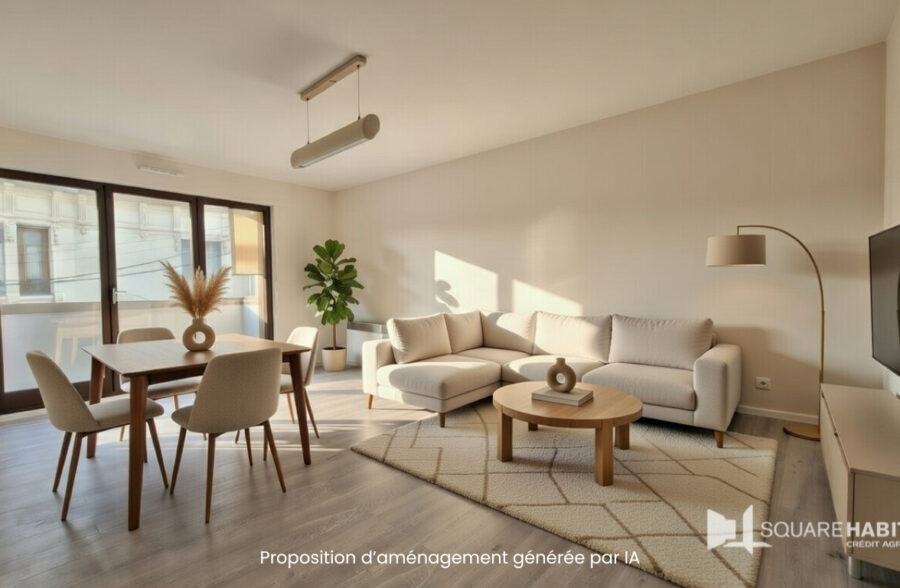 Appartement T3 Saint Maur avec parking et balcon