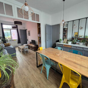 Croix Mairie, maison semi individuelle de 100 m², 3 chambres + jardin