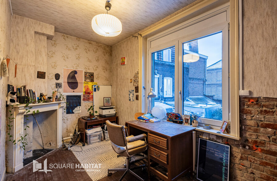 Maison lumineuse avec 3 chambres avec extérieur – Lille Moulins