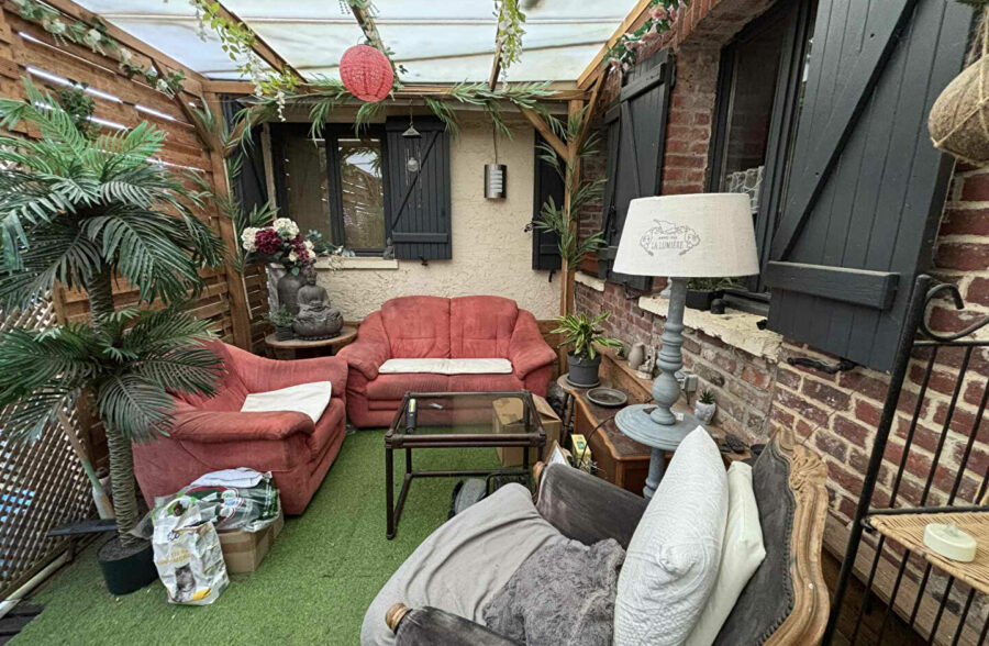 Maison semi individuelle semi plain pied