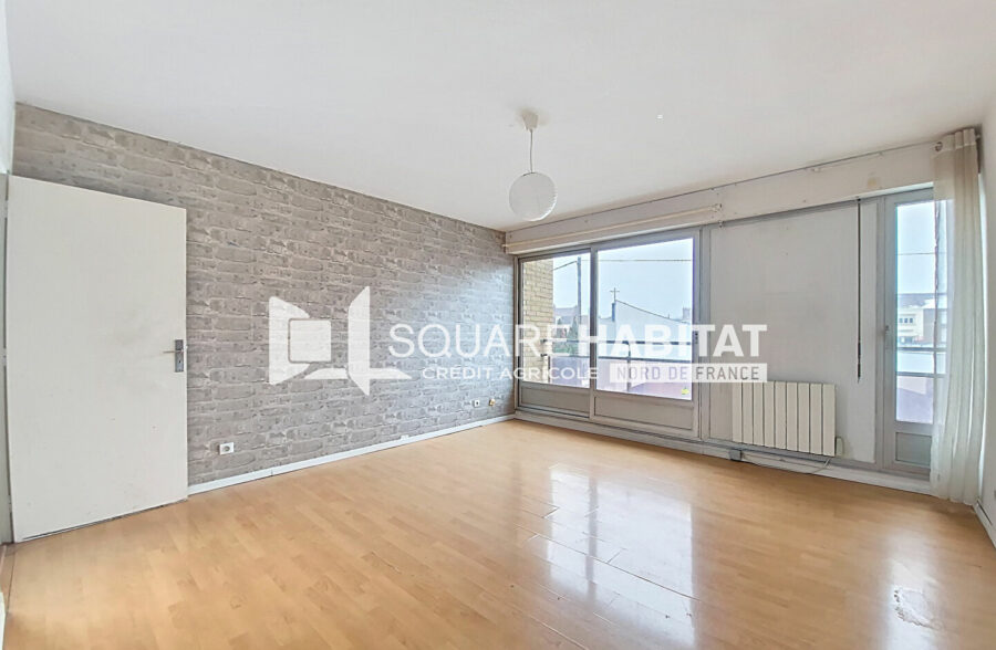 LOOS – APPARTEMENT – 1 CHAMBRE – BALCON – 2 PARKINGS