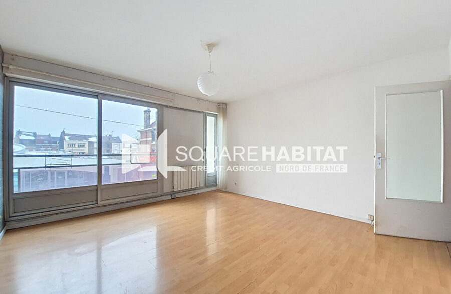 LOOS – APPARTEMENT – 1 CHAMBRE – BALCON – 2 PARKINGS