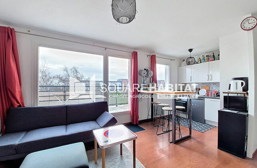 LILLE – APPARTEMENT – 1 CHAMBRE – TERRASSE – PARKING